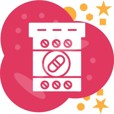 hap ikonu vektör illüstrasyonu