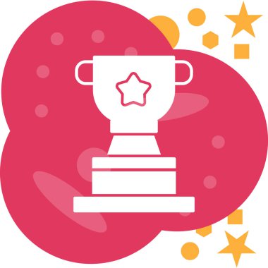 Trophy Düz Vektör Simgesi