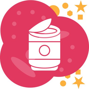 yiyecek simgesi, vektör illüstrasyonu