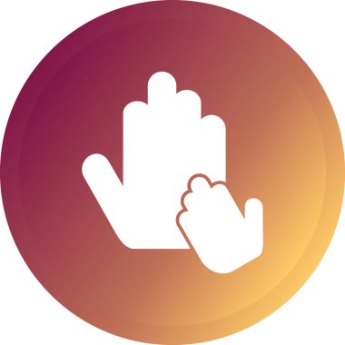 el simgesi vektör illüstrasyonu