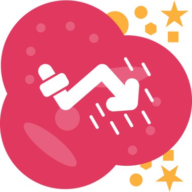 Bulut simgesi vektör illüstrasyonu