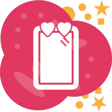 Bir düğün kartının vektör illüstrasyonu