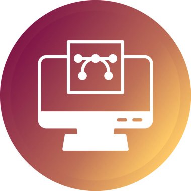 seo modern simgesinin vektör illüstrasyonu