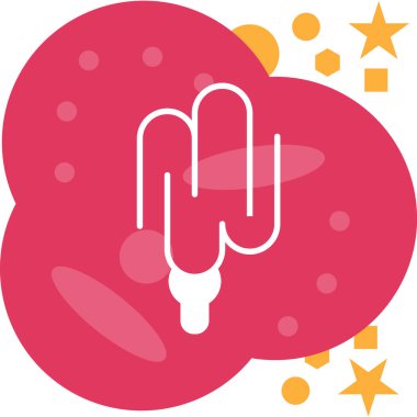 Bulut. Web simgesi basit illüstrasyon