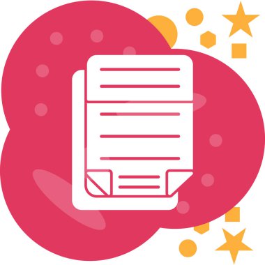 Bir kitap simgesinin vektör illüstrasyonu