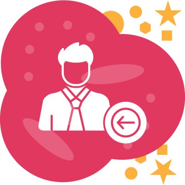 uzay ay simgesi, modern tasarım illüstrasyonu