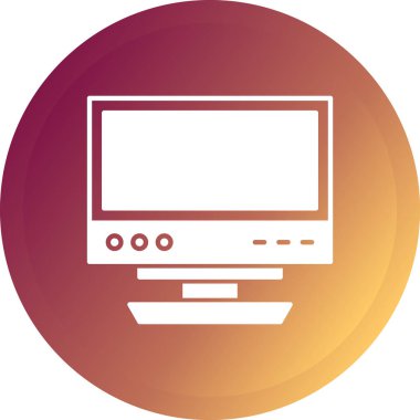 bilgisayar simgesi vektör illüstrasyonu