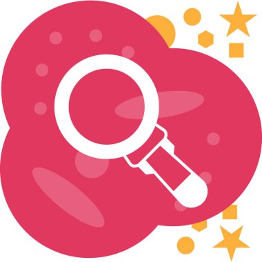 Arama simgesi, vektör illüstrasyonu