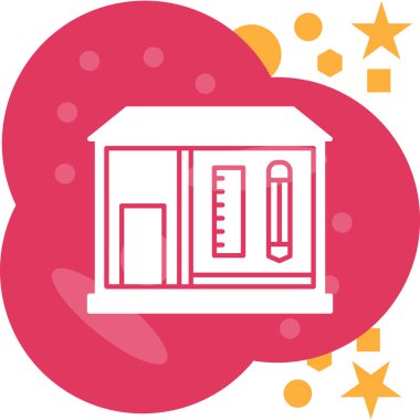 Bir bulut simgesinin vektör illüstrasyonu