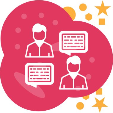 Bulut hesaplama simgesi vektör illüstrasyonu