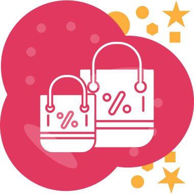 Bir alışveriş çantasının vektör çizimi