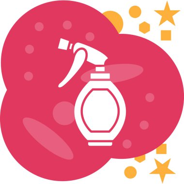 Parfüm. Web simgesi basit illüstrasyon