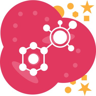 Bulut simgesine sahip bir yıldızın vektör çizimi