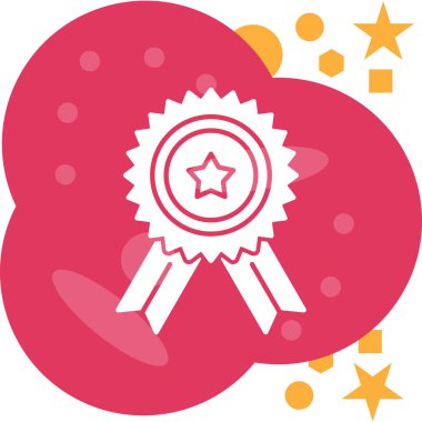 Rozet rozet simgesi - taslak biçimi