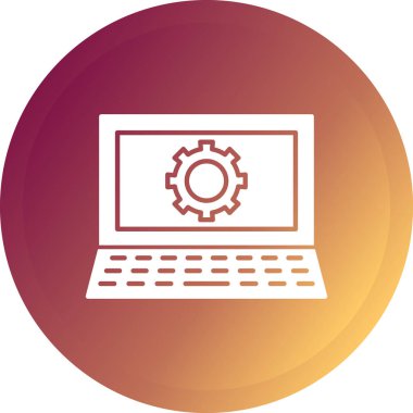 Seo simgesinin vektör illüstrasyonu