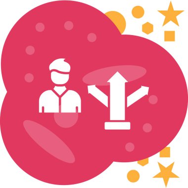 Bulut simgesine sahip bir yıldızın vektör çizimi