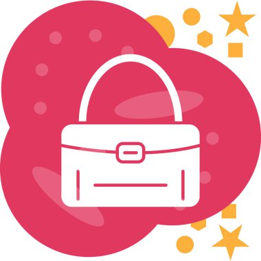 Alışveriş poşeti simgesi, vektör illüstrasyonu