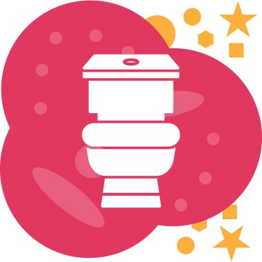 Bir yılbaşı mum simgesinin vektör çizimi