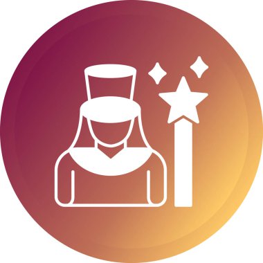 Bir yıldızın vektör illüstrasyonu