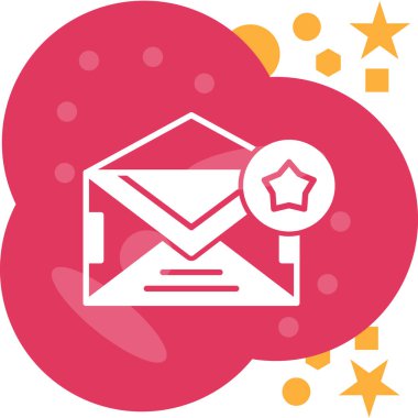 e- posta simgesi, vektör illüstrasyonu