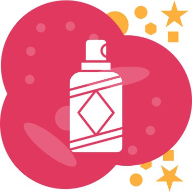 vector illustration of soap bottle