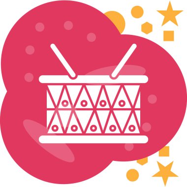 patlamış mısır ikonu vektör illüstrasyonu