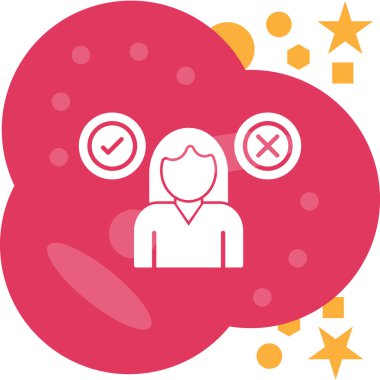 Müşteri hizmeti simgesi, vektör illüstrasyonu