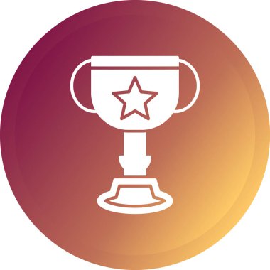 Trophy Düz Vektör Simgesi