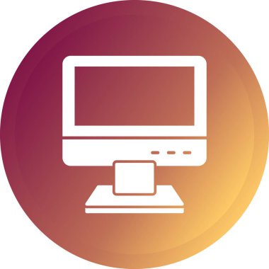 bilgisayar simgesi vektör illüstrasyonu