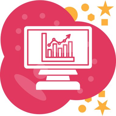 seo modern simgesinin vektör illüstrasyonu