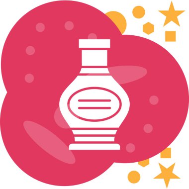 şişe simgesi, vektör illüstrasyonu