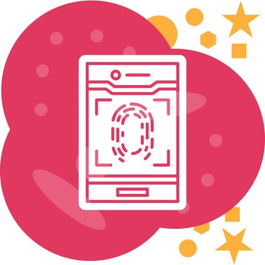 Cep telefonu simgesi, vektör illüstrasyonu