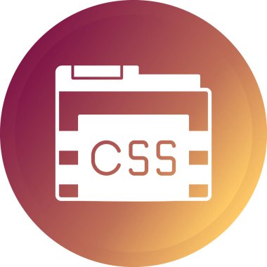 Dosya biçim simgesinin vektör illüstrasyonu