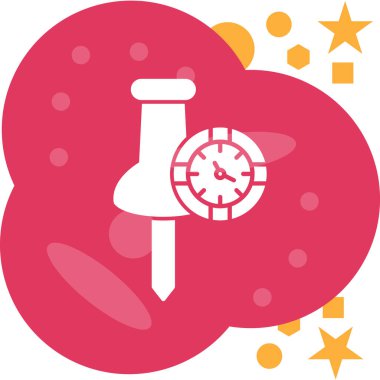 Alarm saat vektör çizimi