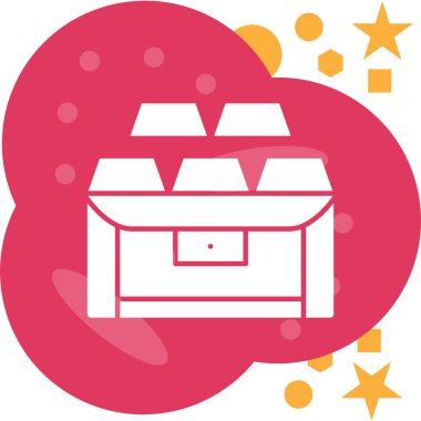 Alışveriş. Web simgesi basit illüstrasyon