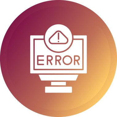 hata modern simge, vektör illüstrasyonu