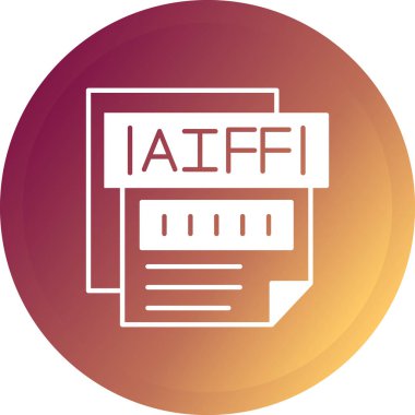 dosya biçimi simgesi, vektör illüstrasyonu