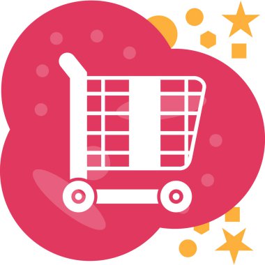 Alışveriş arabası. Basit tasarım