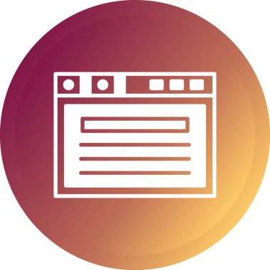 seo modern simgesinin vektör illüstrasyonu