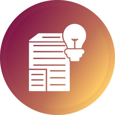 belge simgesi vektör illüstrasyonu