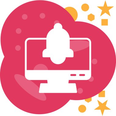 Alışveriş. Web simgesi basit illüstrasyon