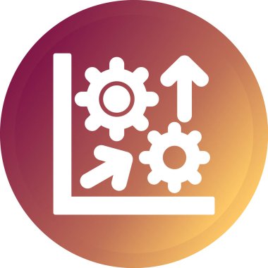 Modern bir simgenin vektör illüstrasyonu