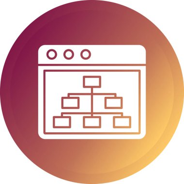 seo modern simgesinin vektör illüstrasyonu