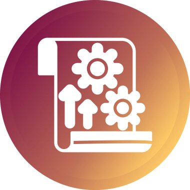 Basit vektör simgesi, matematiğin illüstrasyonu