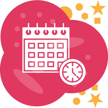 Takvim Saati. Basit tasarım