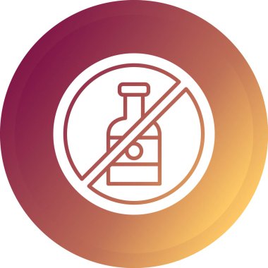 Sigara içilmediğini gösteren vektör çizimi