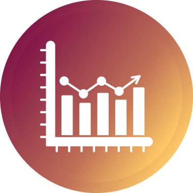 grafik ikonu vektör illüstrasyonu