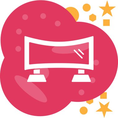 Bulut. Web simgesi basit tasarım