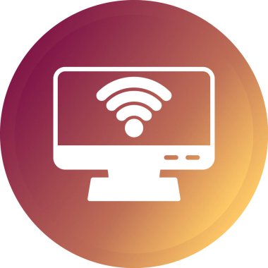 Modern bilgisayar simgesinin vektör illüstrasyonu