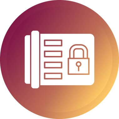 Belge simgesinin vektör illüstrasyonu